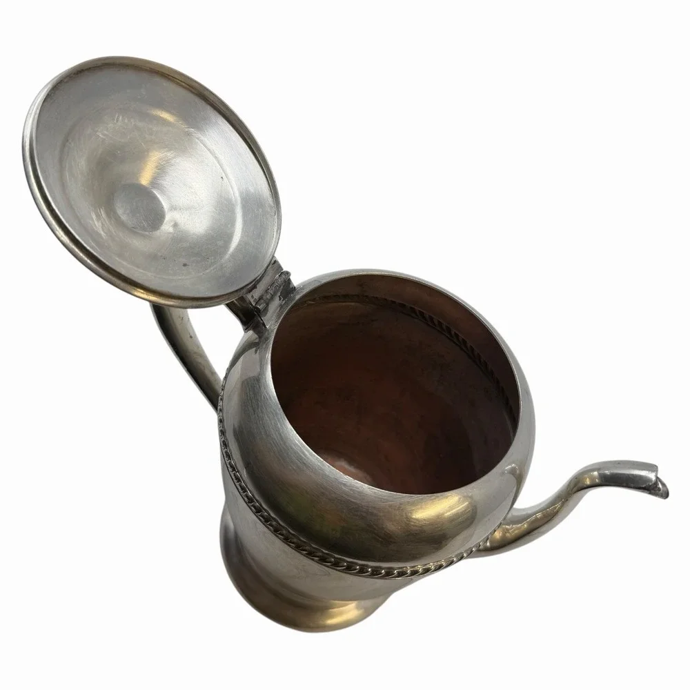 1883 FB Rogers Silver Co Silver on Copper Teapot #2310‎